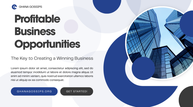 Profitable Business Opportunities