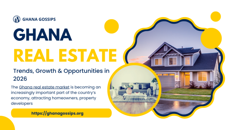 The Ghana real estate market is becoming an increasingly important part of the country’s economy, attracting homeowners, property developers
